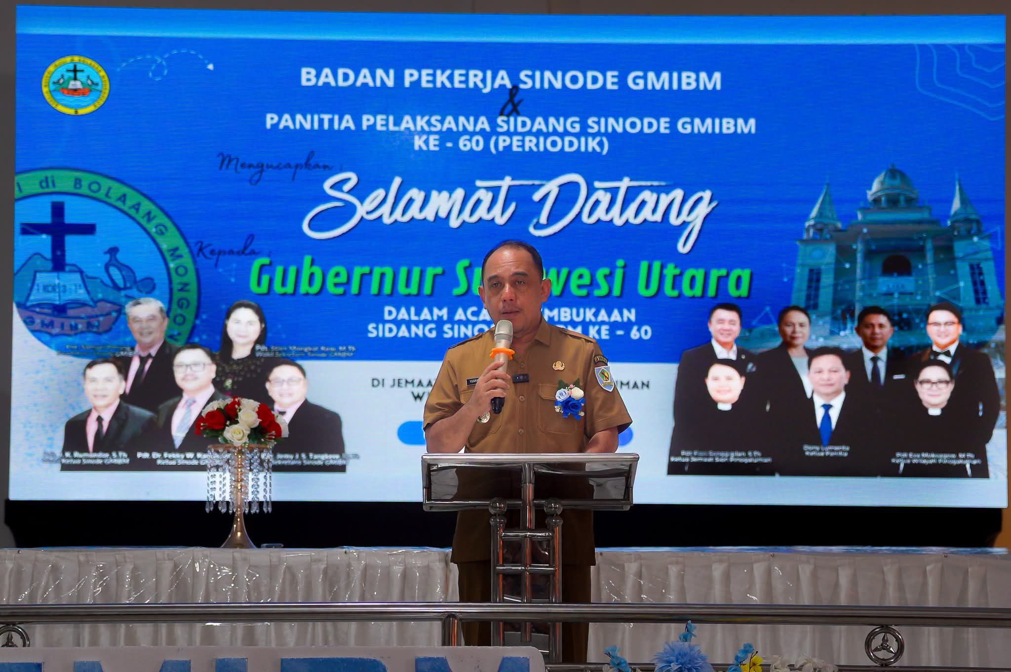 Sidang Sinode GMIBM ke-60 Resmi Dibuka, Yusra: Momentum Perkuat Persatuan dan Bangun Bolaang Mongondow